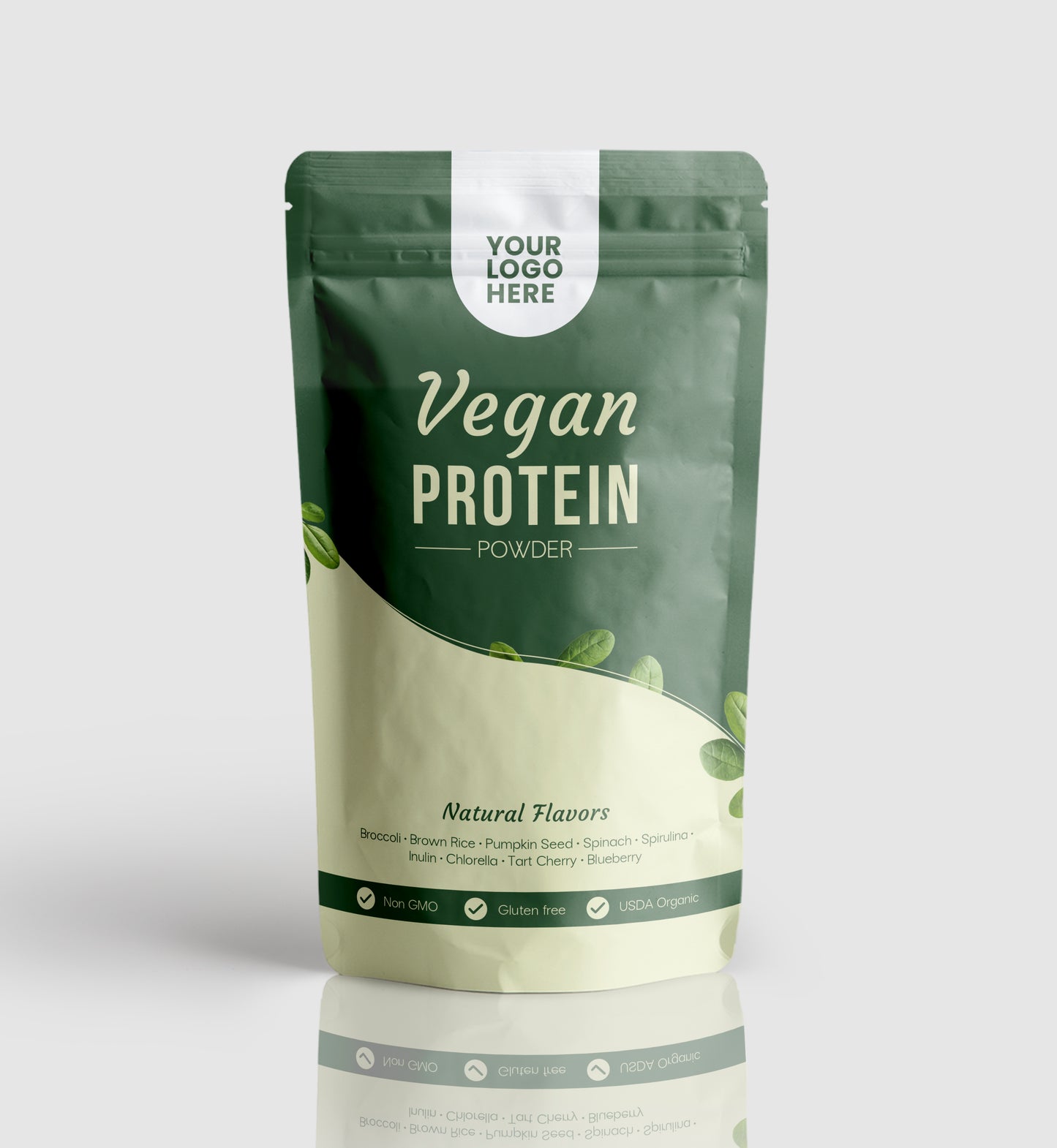 Vegan Protein - Coventional Pea Protein, Organic Brown Rice Protein, Organic Pumpkin Seed Protein, Organic Inulin Protein, Non-GMO