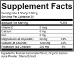 Electrolyte Powder - Vitamin D, Calcium, Magnesium (as Glycinate), Sodium & Potassium (as Chloride)