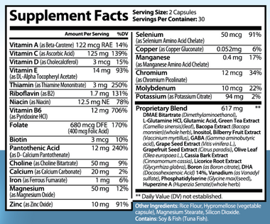Nootropic Brain Formula Capsule