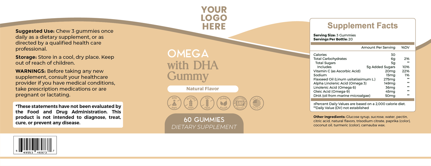 Omega with DHA Gummy