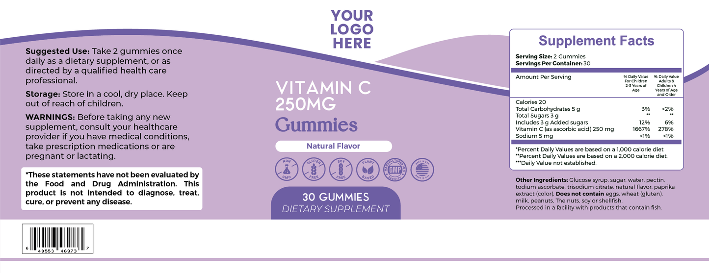 Vitamin C 250MG Gummies