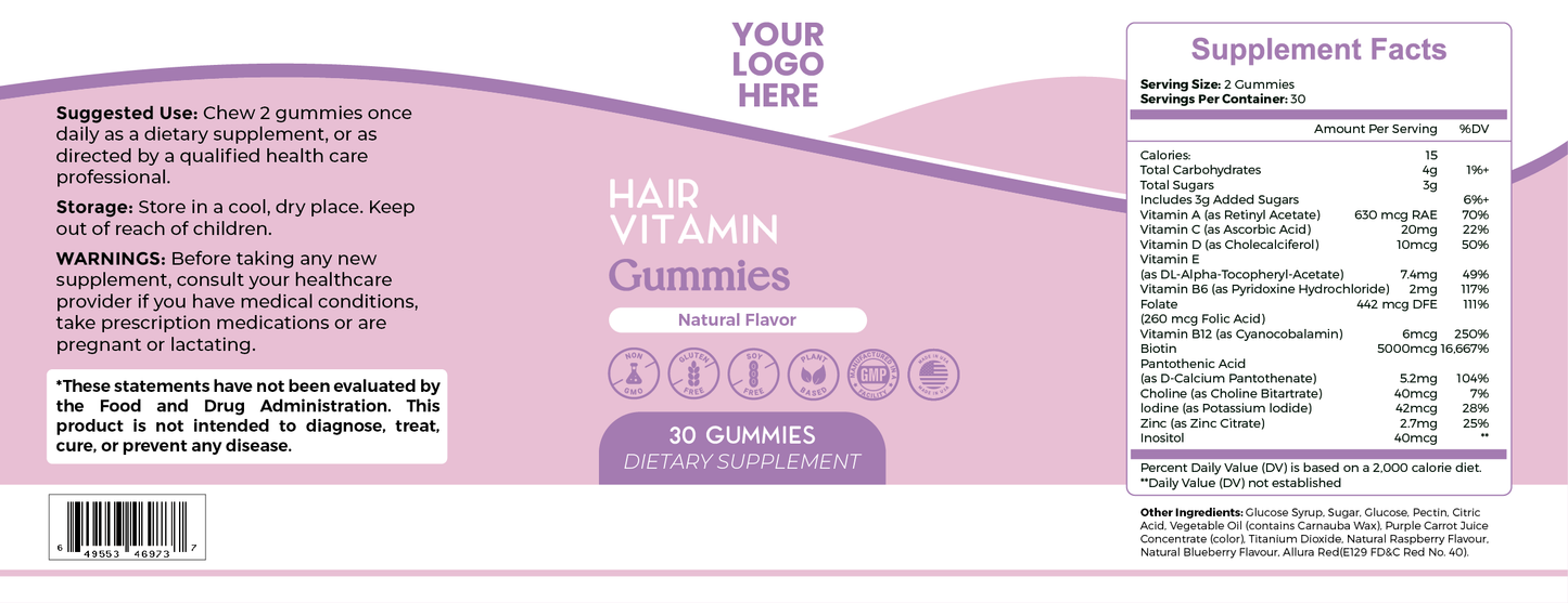 Hair Vitamin Gummies