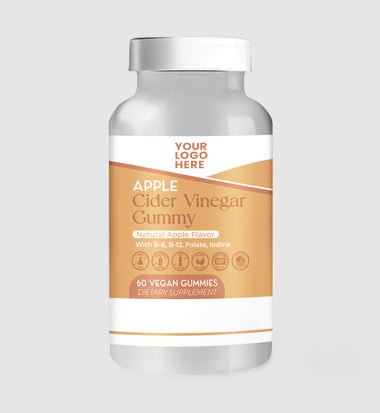 Apple Cider Vinegar Gummy, Vitamin B-6 and B-12, Folate, Iodine, Sodium, Non GMO, Vegetarian