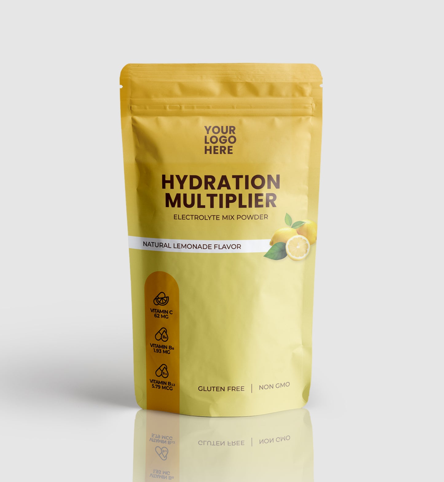 Hydration Multiplier - Vitamins (C,D,B8,B12), Niacin, Pantothenic Acid, Citric Acid & Natural Lemonade Flavor