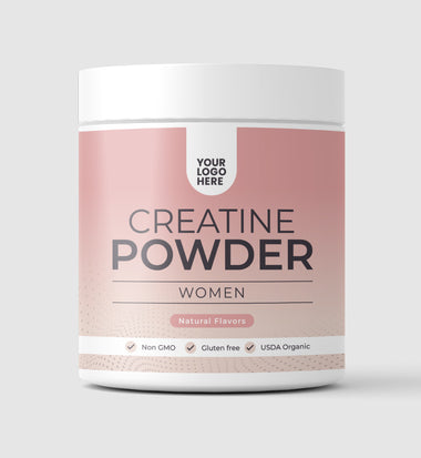 Creatine Powder for Women - Creatine Monohydrate, Hydrolyzed Collagen, BCAA 2:1:1, Citric Acid, Natural Flavors