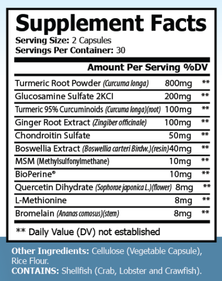 Turmeric with Ginger Capsule - Natural Health Booster